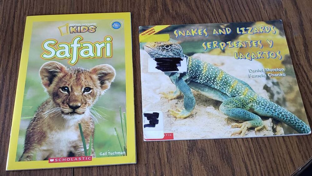 Lot of 2 Scholastic Nature Books for Kids